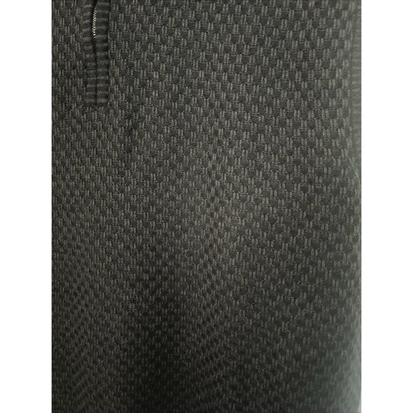 Robert Talbott Sweater Mens Large Gray Tweed 1/4 Zip Vest Sleeveless Merino Wool - Picture 2 of 9